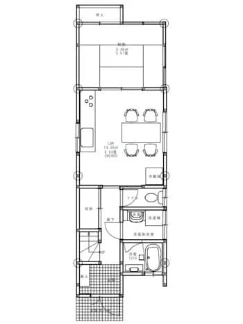 施工前間取り