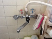 水回りの水栓金具を3か所交換