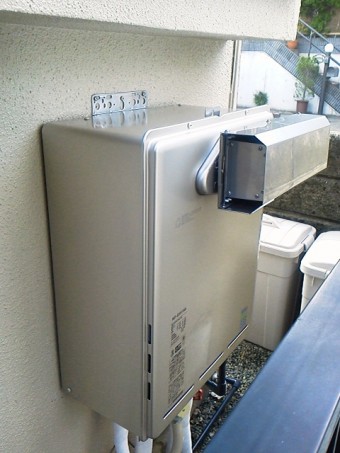 省エネ性能に優れている給湯器でガス消費量少なく