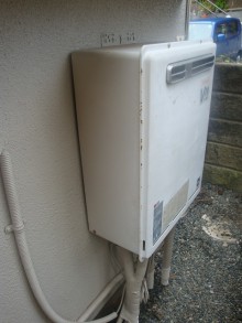 省エネ性能に優れている給湯器でガス消費量少なく
