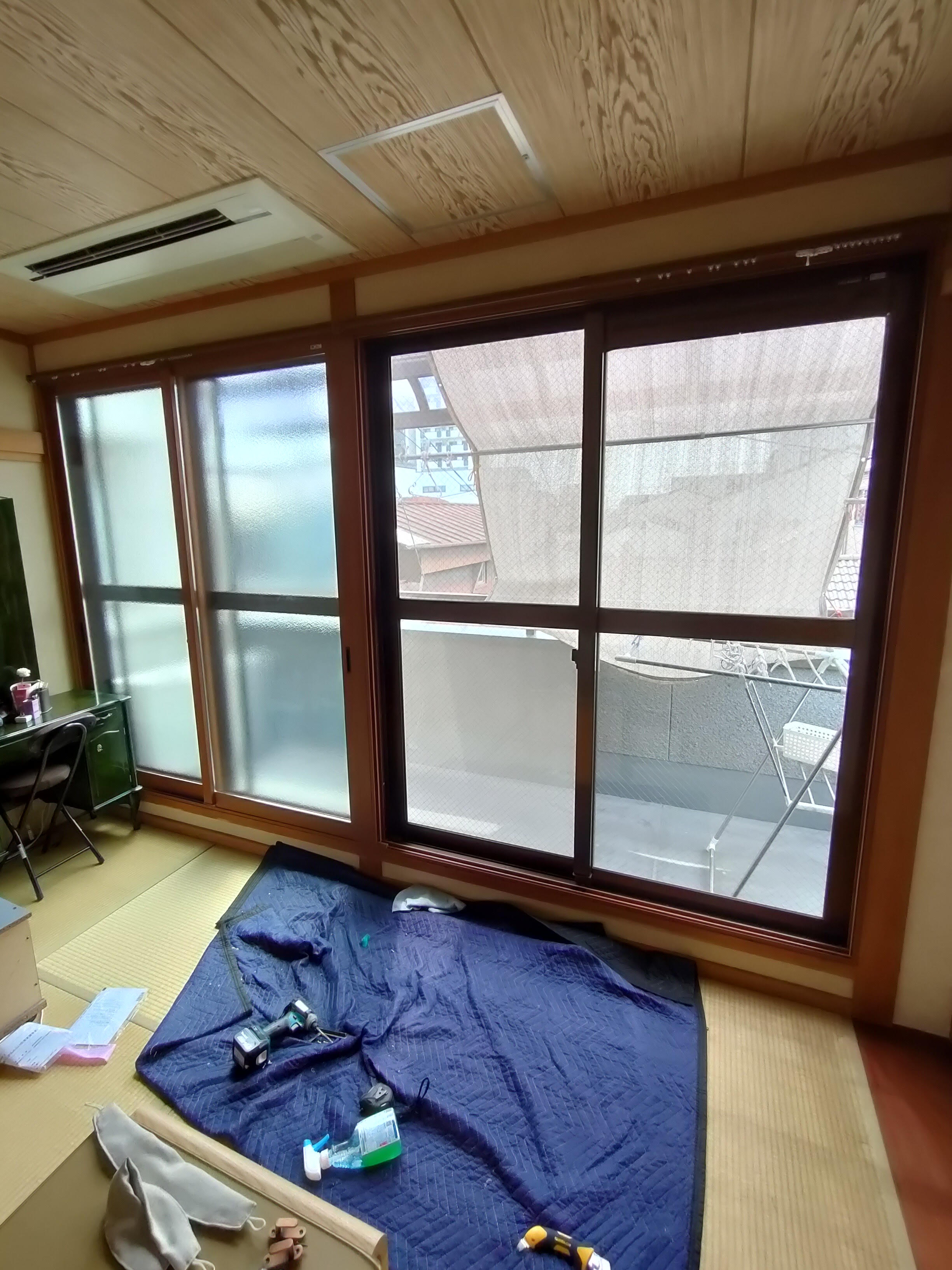 阿倍野区　インプラス取付工事、ユニットバス交換工事