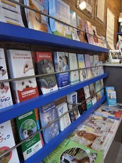 ブルーと木目調を取り入れた病院にリニューアル