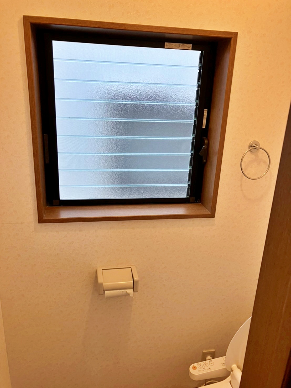 可愛い雰囲気のトイレ空間になりました。