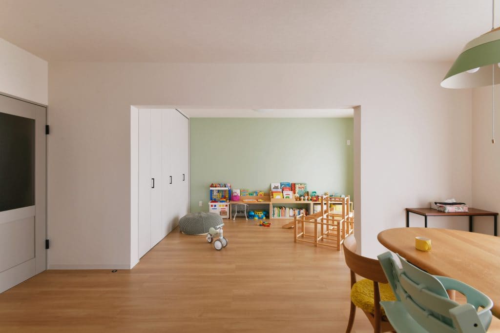 お子さんの成長に合わせ使い方を変化できる住まい