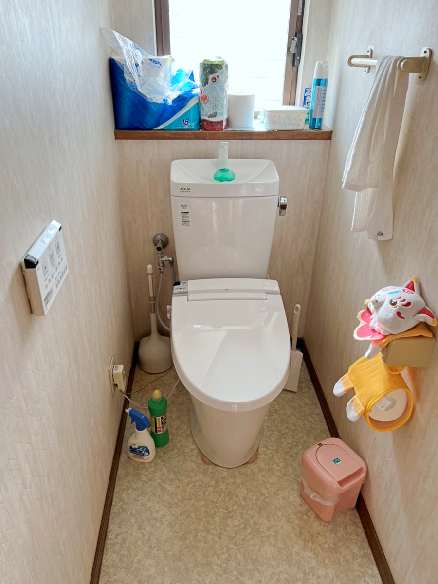トイレをリフォーム致しました。