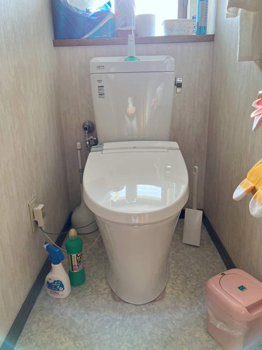トイレをリフォーム致しました。