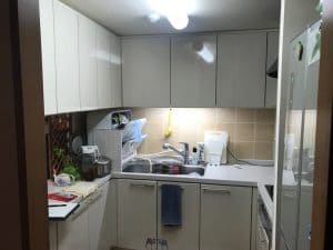 キッチンから様子を見守れる対面型を採用