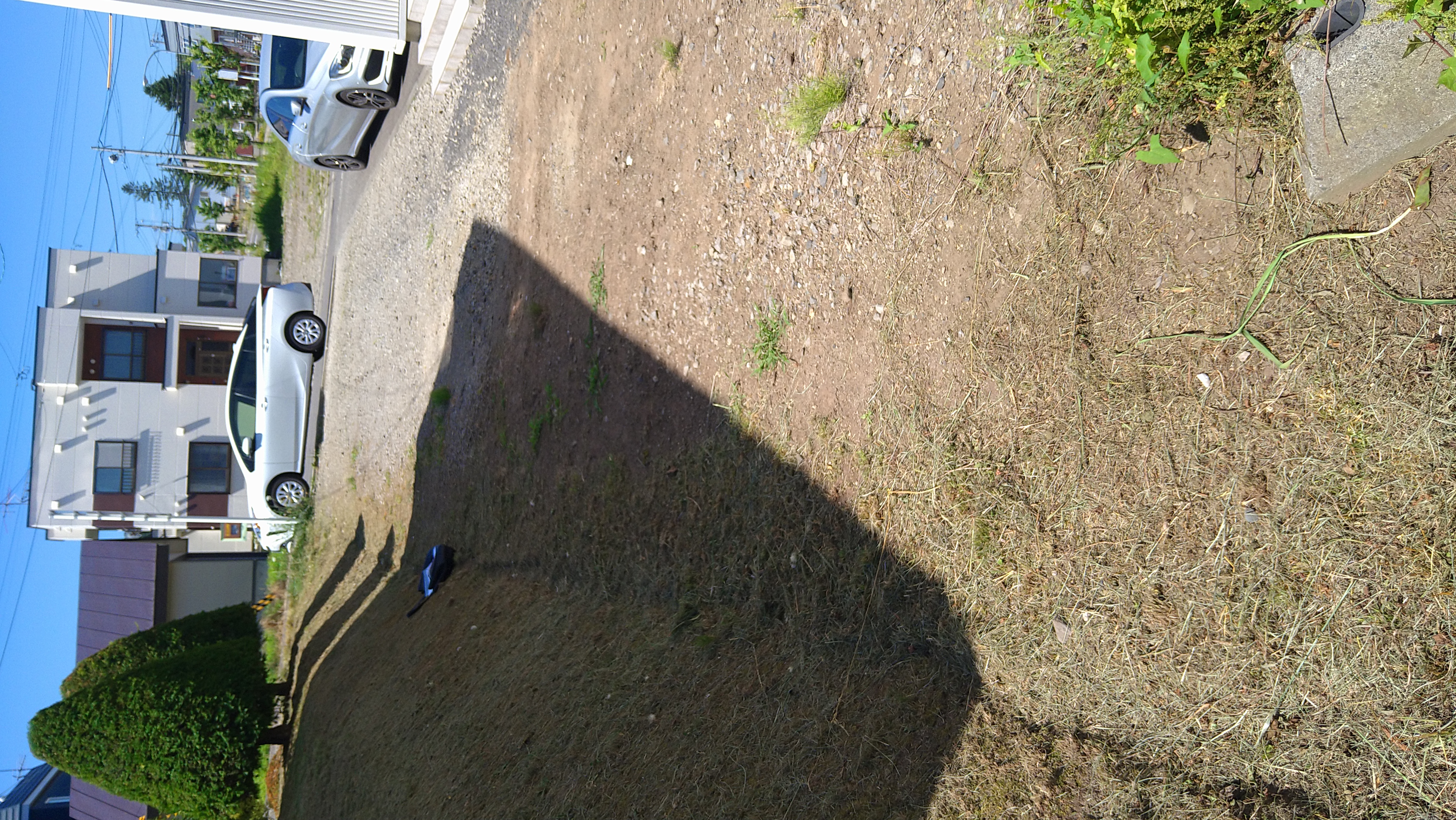 住宅街で目立つ外構