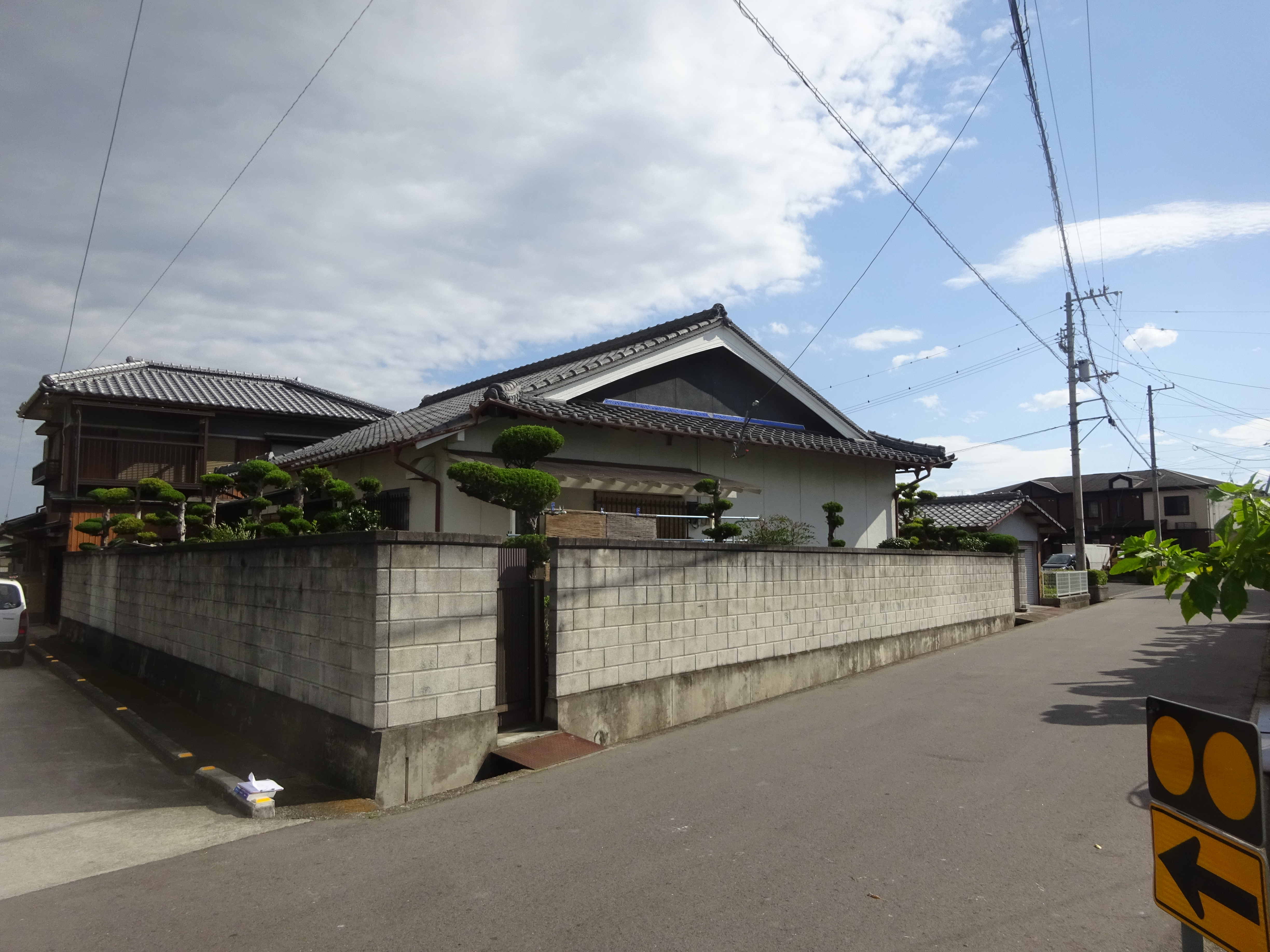 ブロック塀の変更