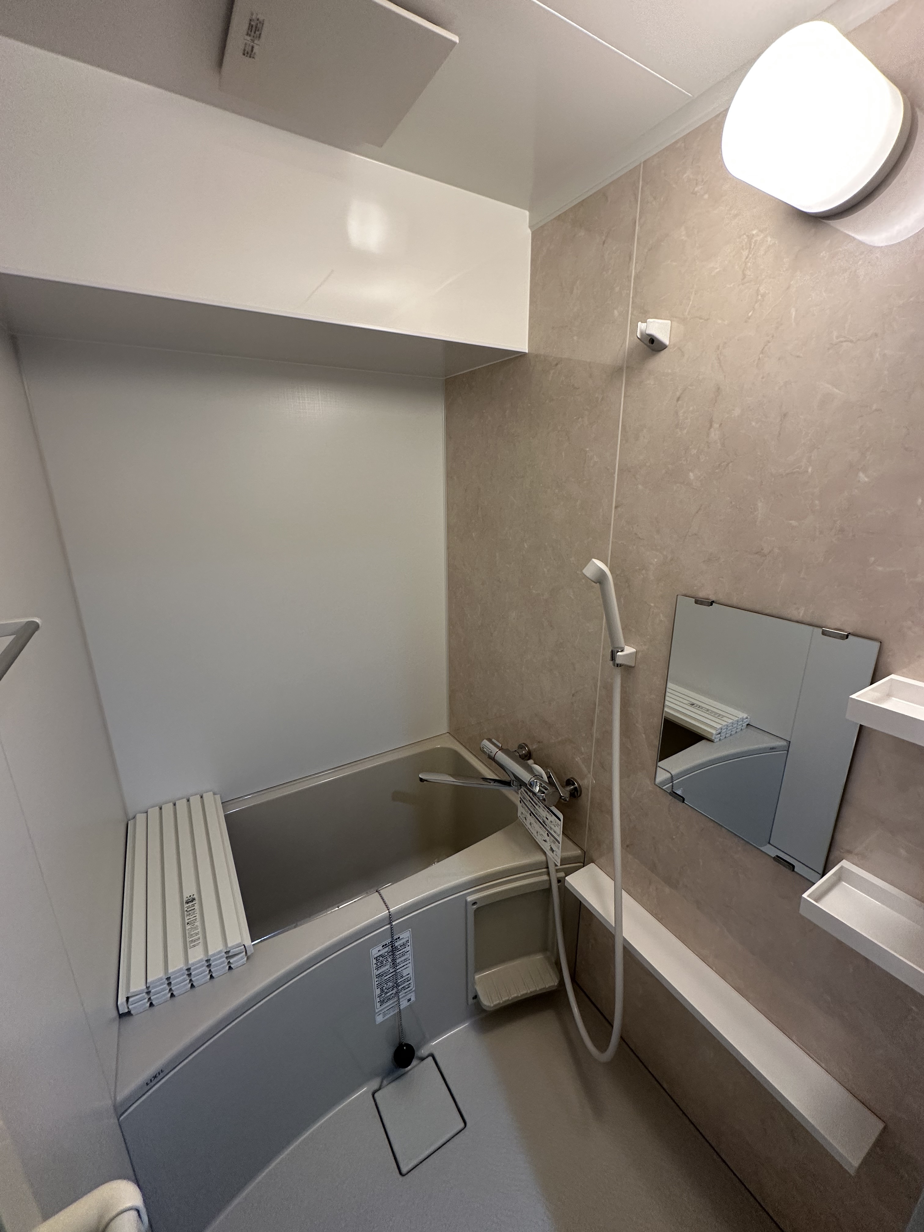 3点ユニットから独立の浴室＆トイレスペース、洗面化粧台に！