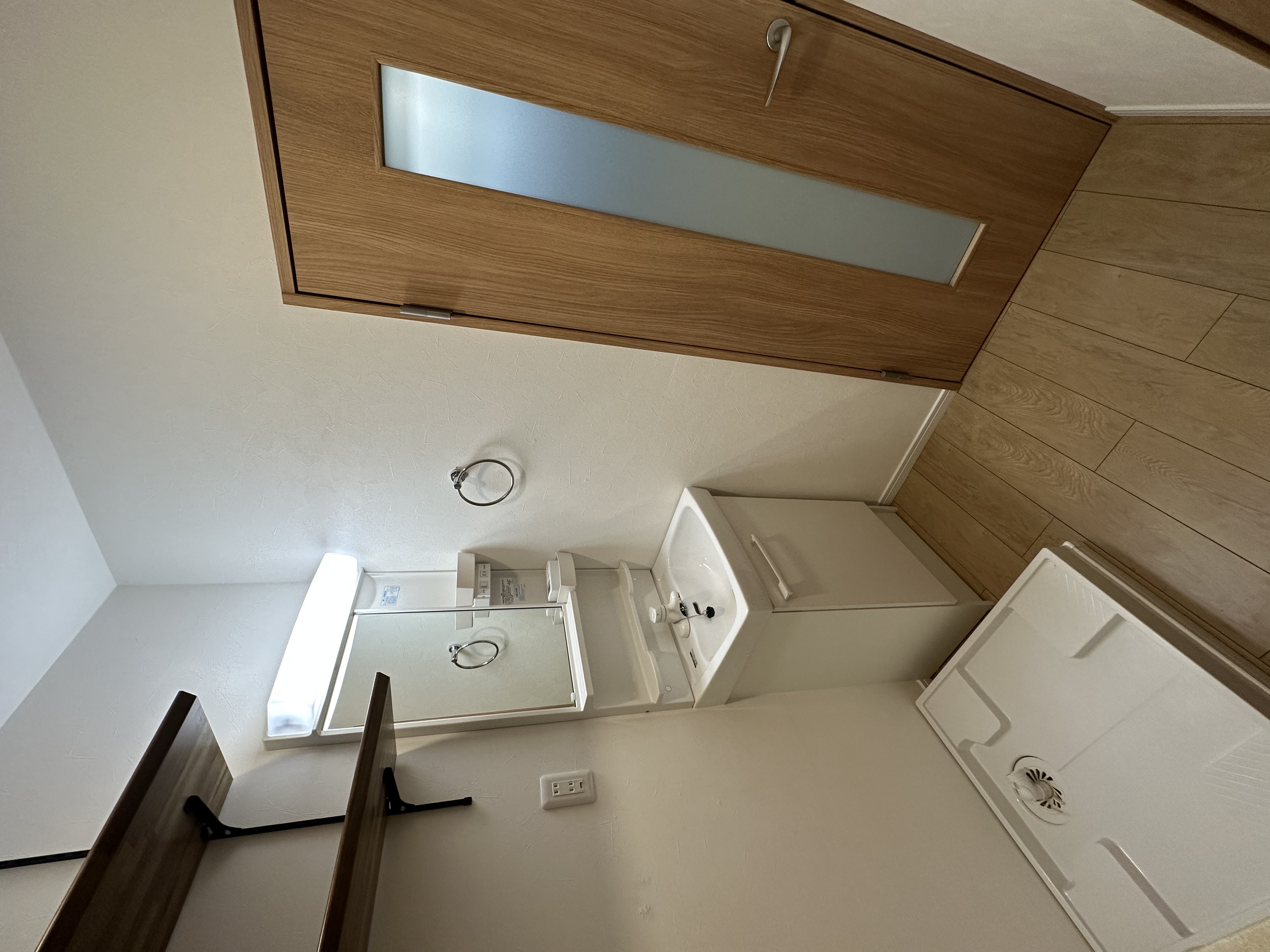3点ユニットから独立の浴室＆トイレスペース、洗面化粧台に！