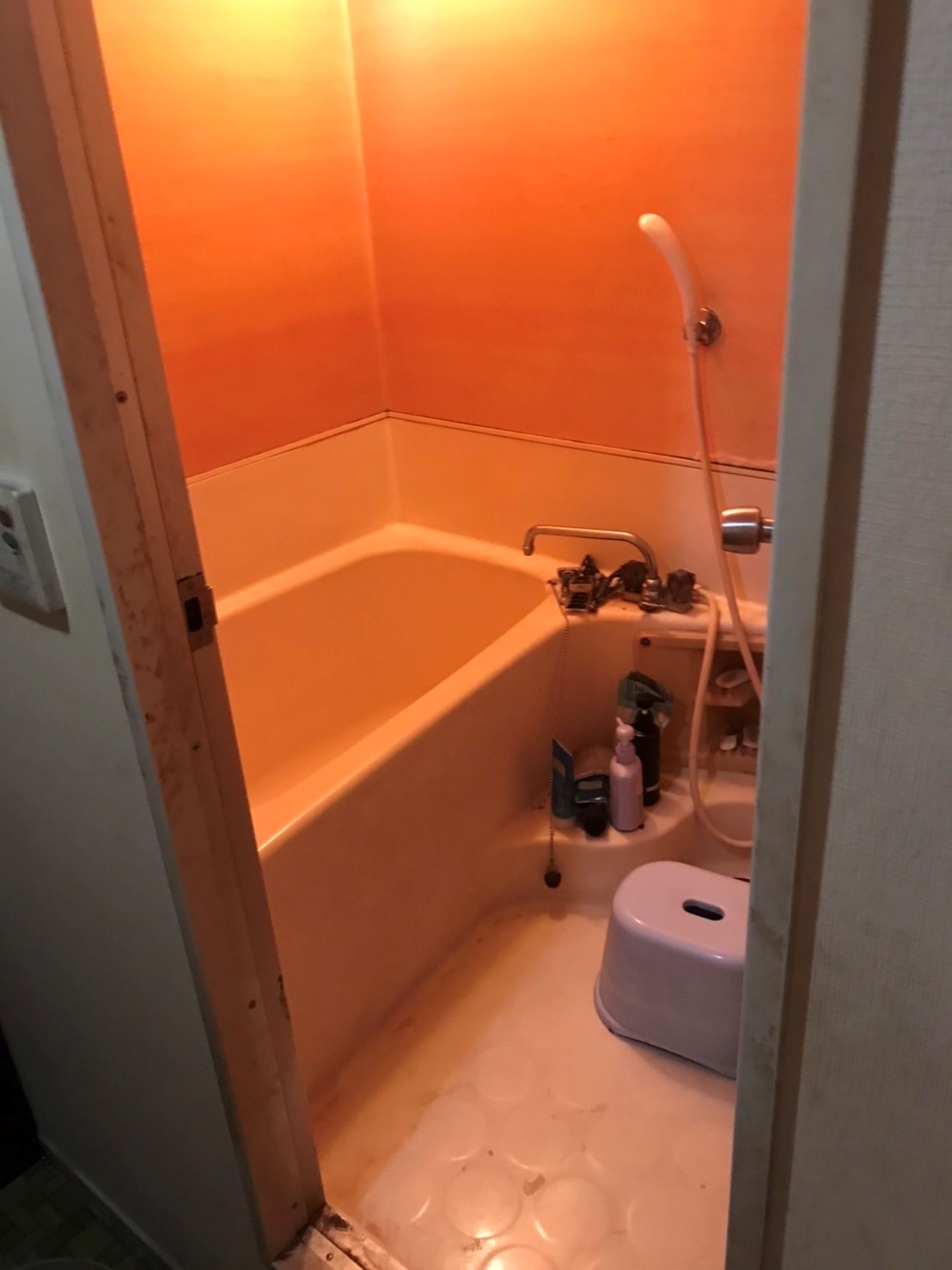 ユニットバスとトイレの同時施工