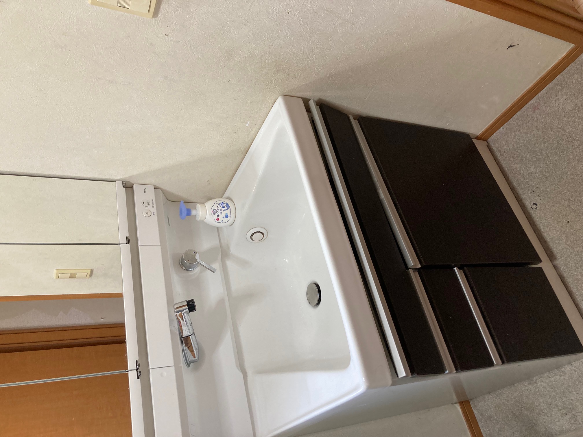 リクシルの洗面台【ルミシス】に交換、内装も