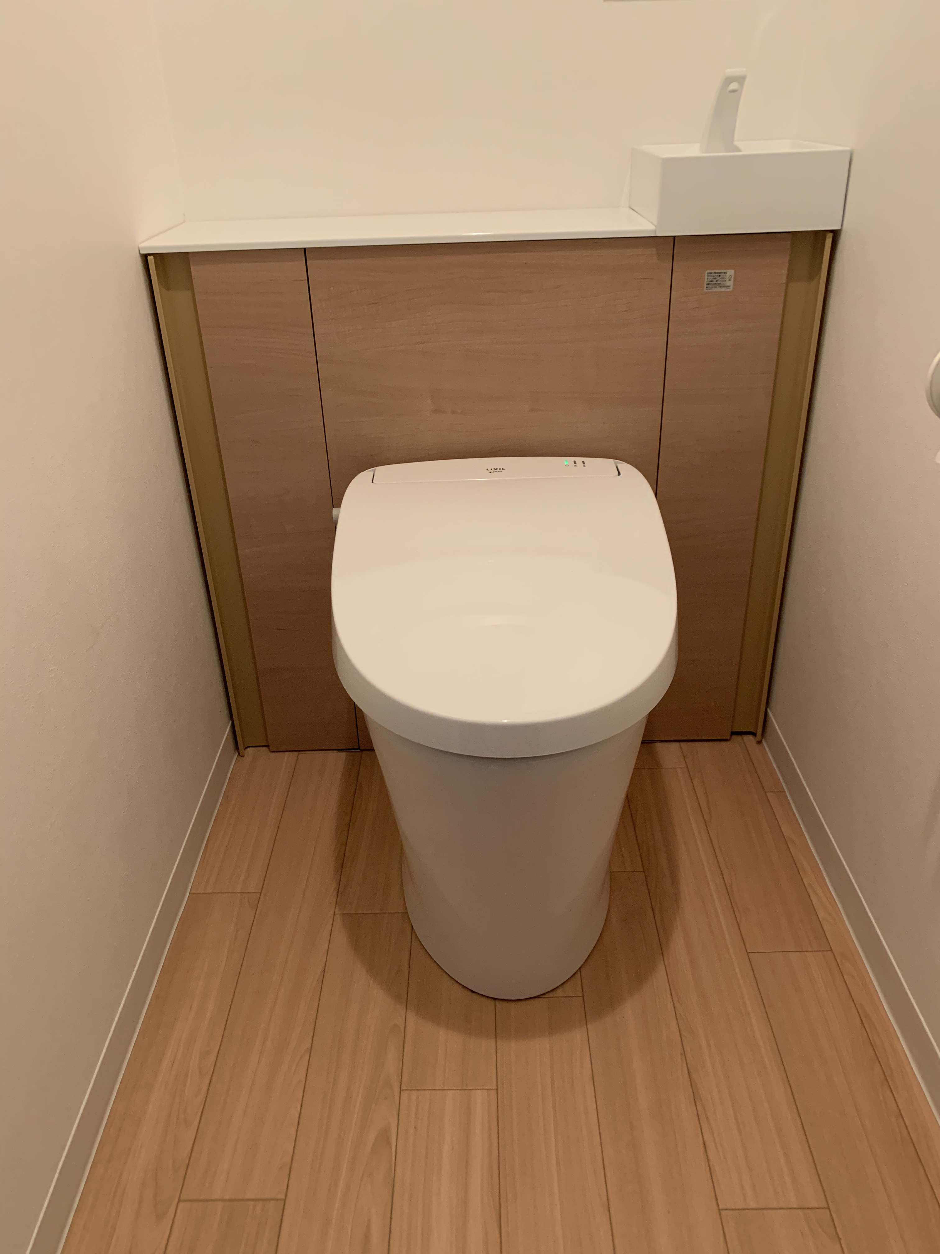 見た目すっきり　収納力がアップしたトイレに変身