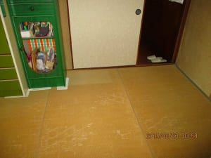 和室を畳からフローリングに張り替え洋風に仕上げ