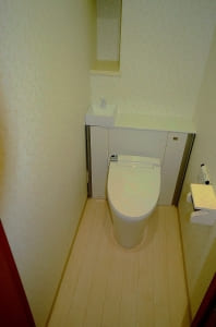 収納力向上・節水対策になるトイレに交換