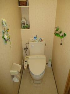 収納力向上・節水対策になるトイレに交換