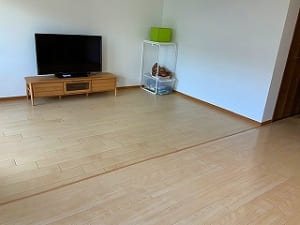 6畳間の畳をフローリングに張り替え洋室に
