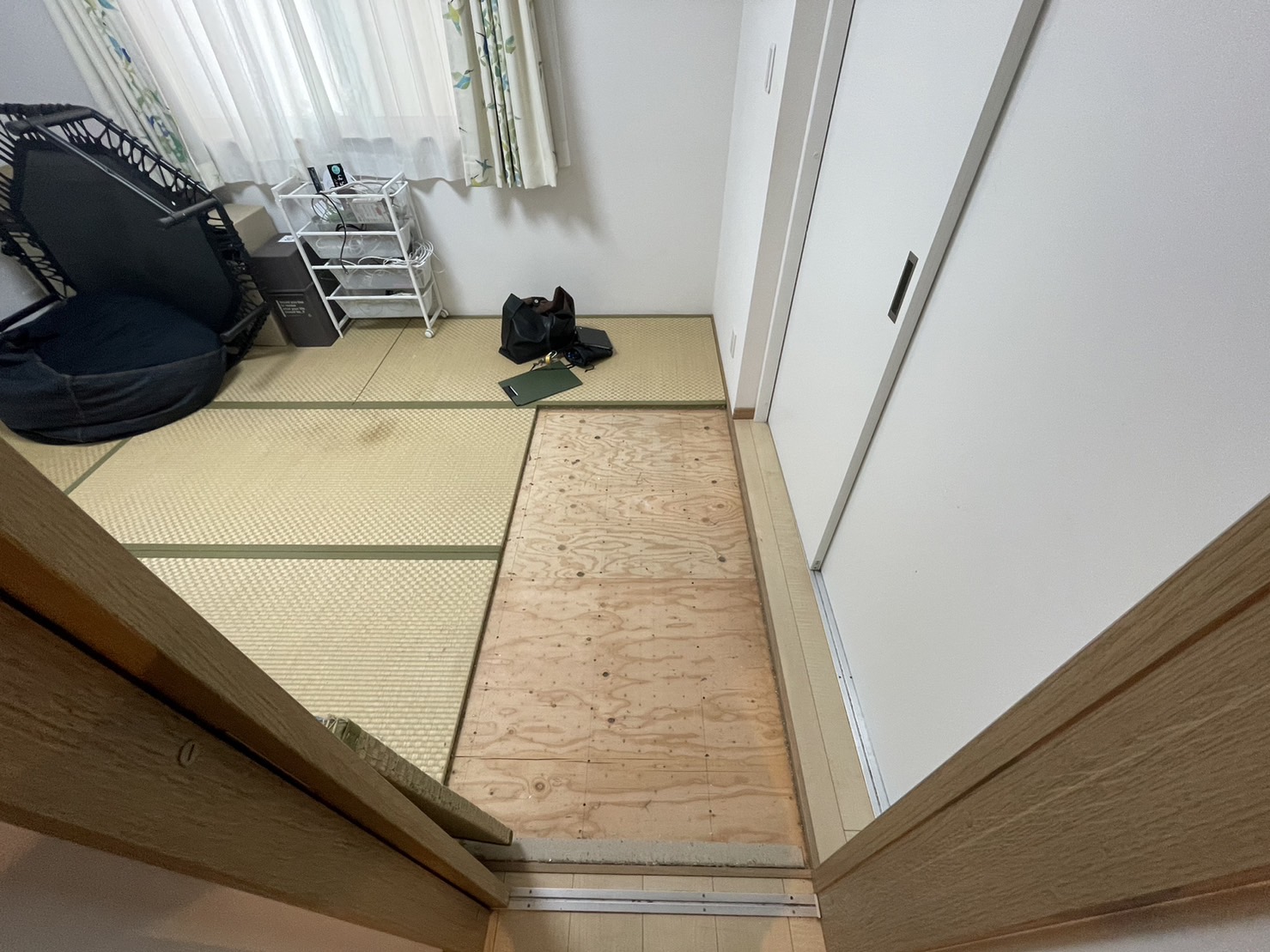 予算を抑えて洋間変更