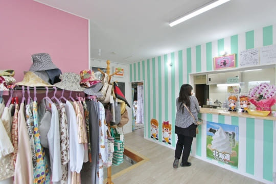 かわいらしい雰囲気のお店・ご近所さんの憩いの場所づくり