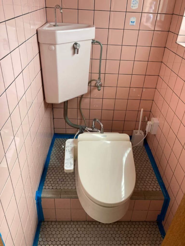 トイレ付きユニットバス設置・既設トイレもきれいな状態に