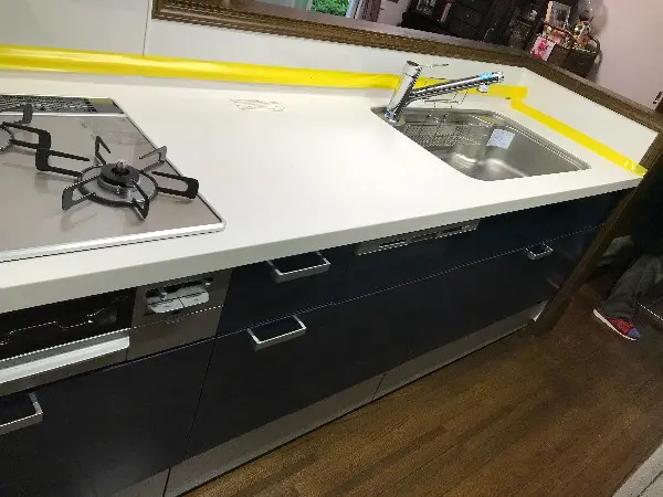 作業しやすい奥行きが広いキッチン