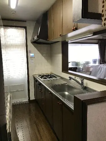 作業しやすい奥行きが広いキッチン