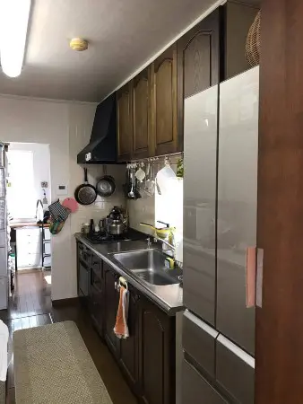 ガスコンロからIHキッチンで火災の心配なし