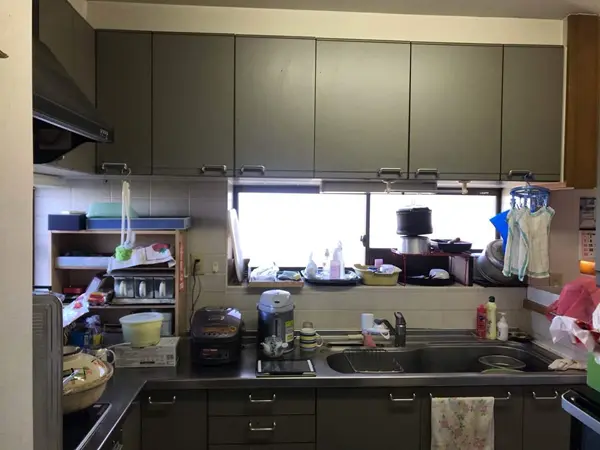 明るく使いやすくなったキッチン