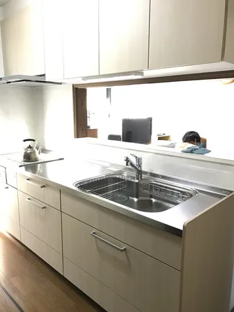 お手入れラクチンなキッチンで負担軽減