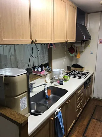 汚れが付きにくいキッチンでお手入れ簡単◎