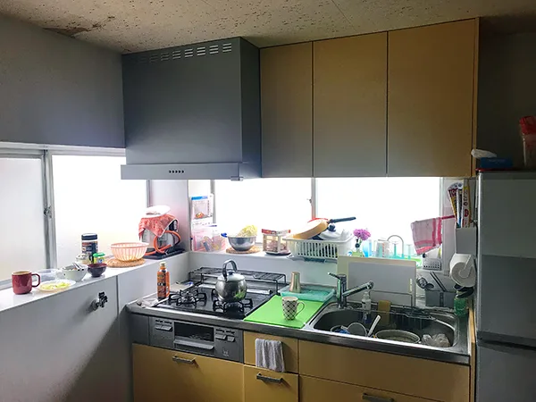 全体的に老朽化が進む住まいの水回り中心にリフォーム