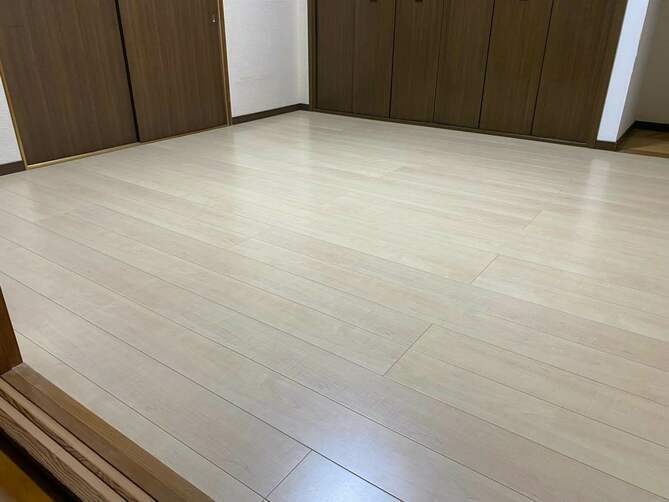 畳からフローリング張り替えで部屋を明るく
