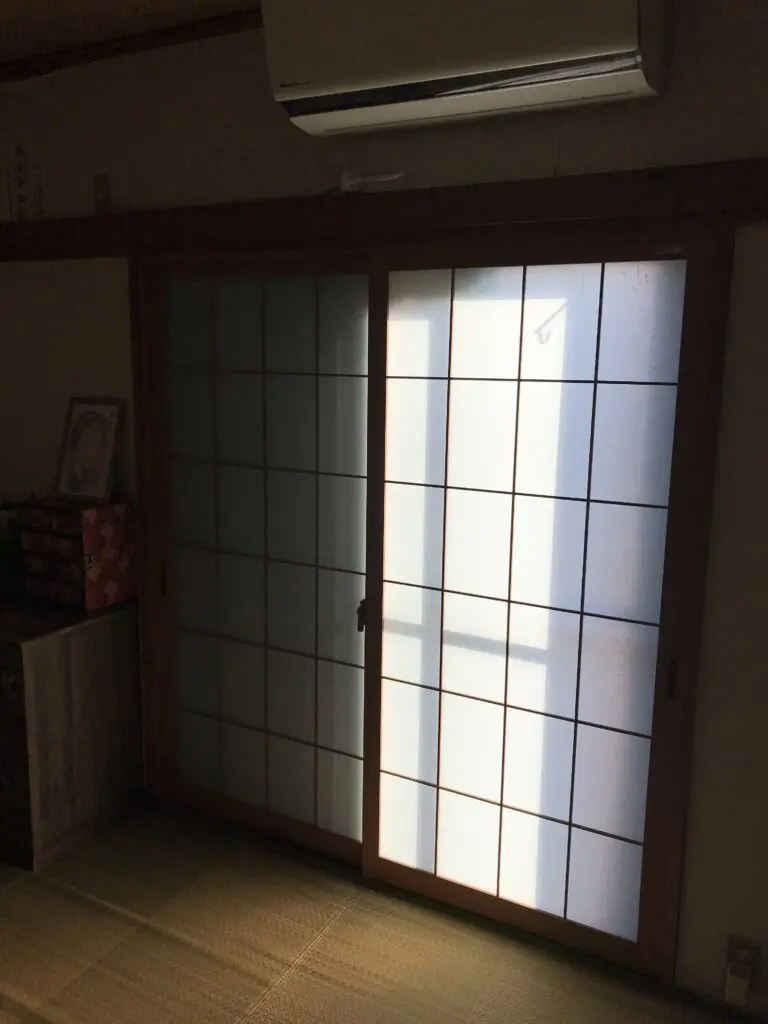 和室にピッタリな内窓を取り付け