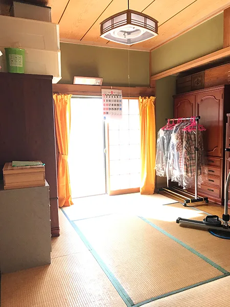 畳から床一面フロア仕上げで段差の心配なし