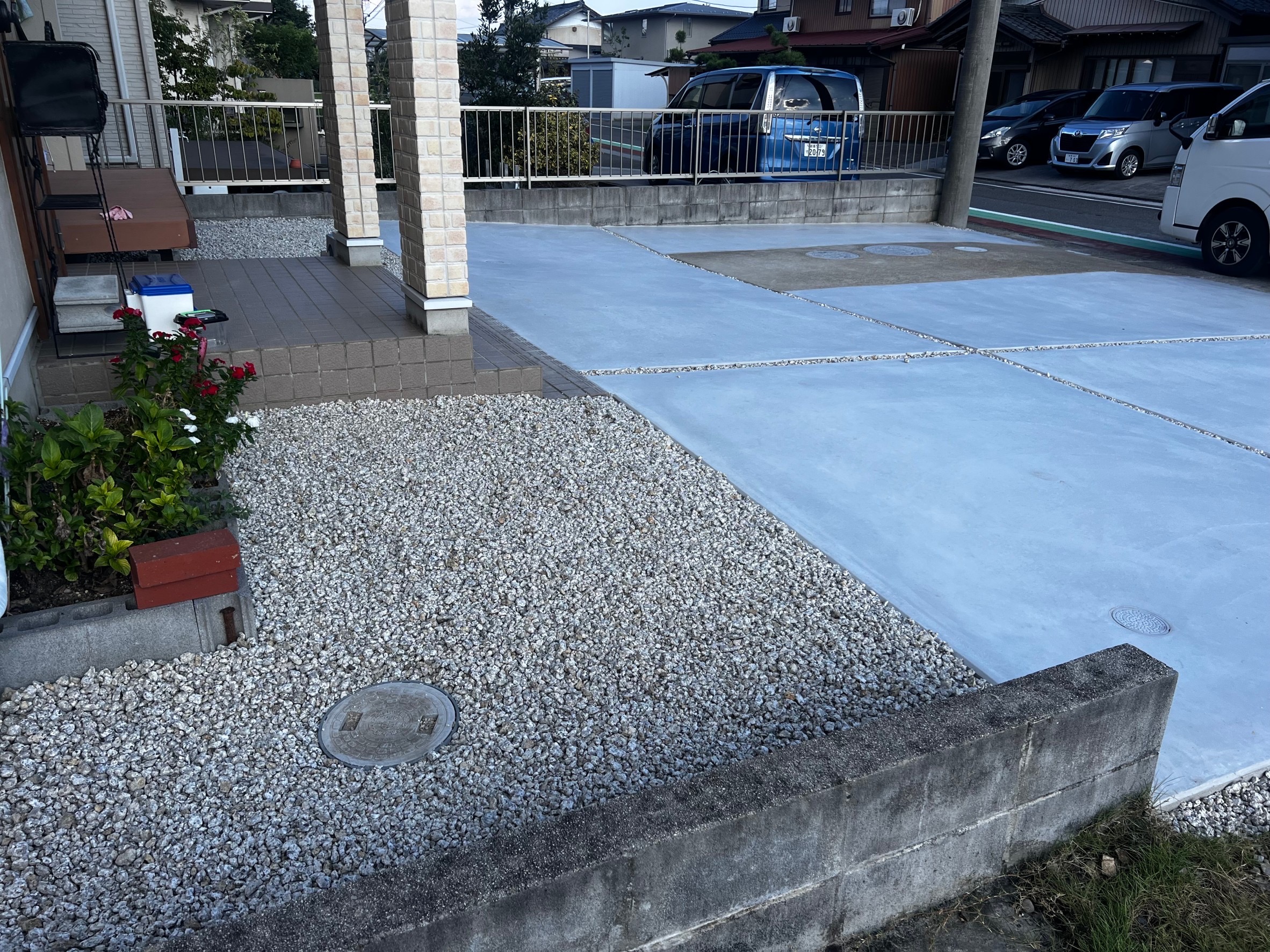 瑞穂市　I様邸　駐車場工事