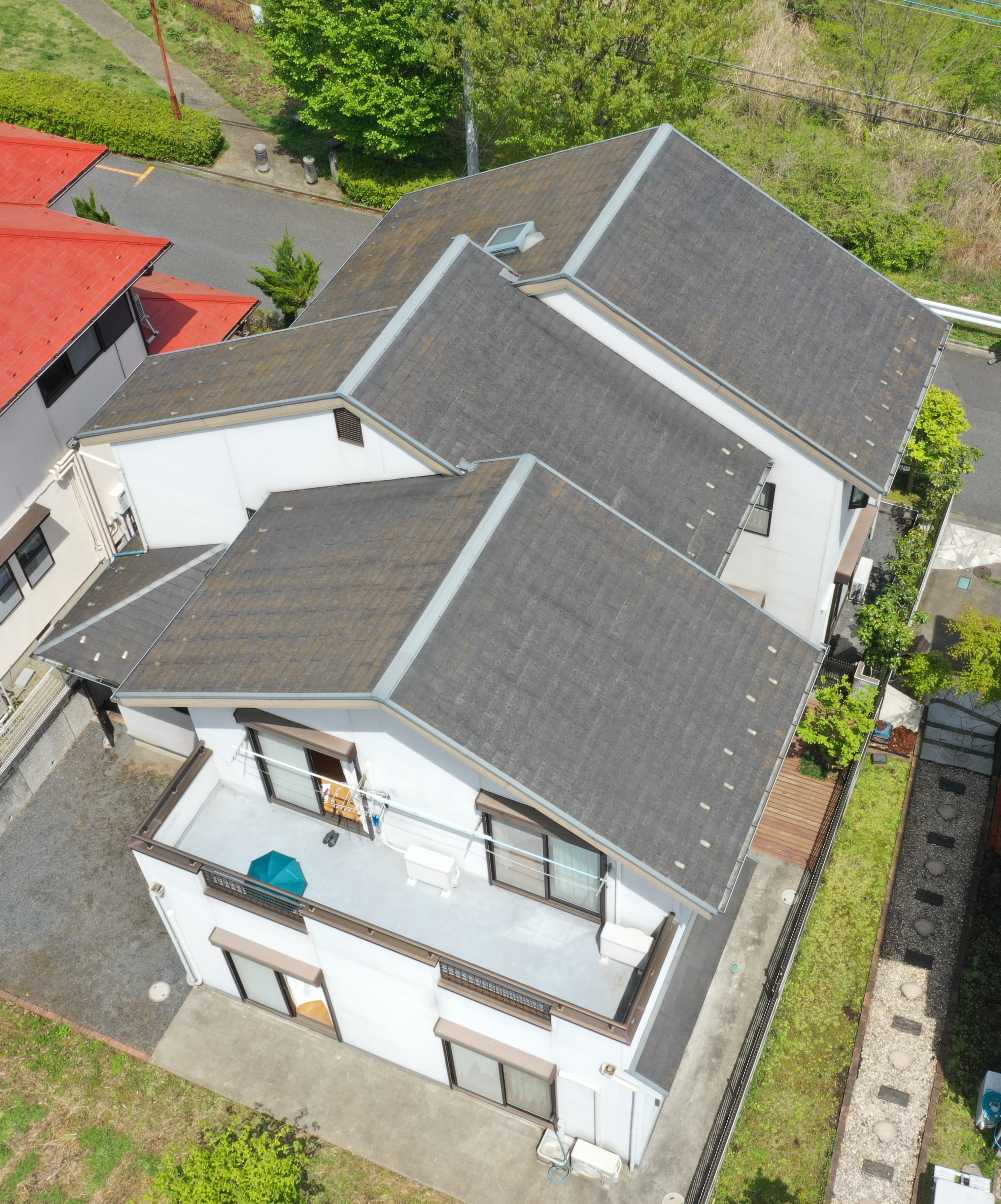 日高市で外壁塗装と屋根カバー工事