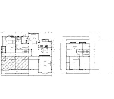 和室2部屋はそのまま残してそれ以外のスペースで間取りを変更。 部屋数を減らして、リビングやお風呂など一つ一つのスペースを広くとっています。 日常生活はもちろんのこと、家族で集まった際にもゆっくりとくつろげる空間が完成しました。
