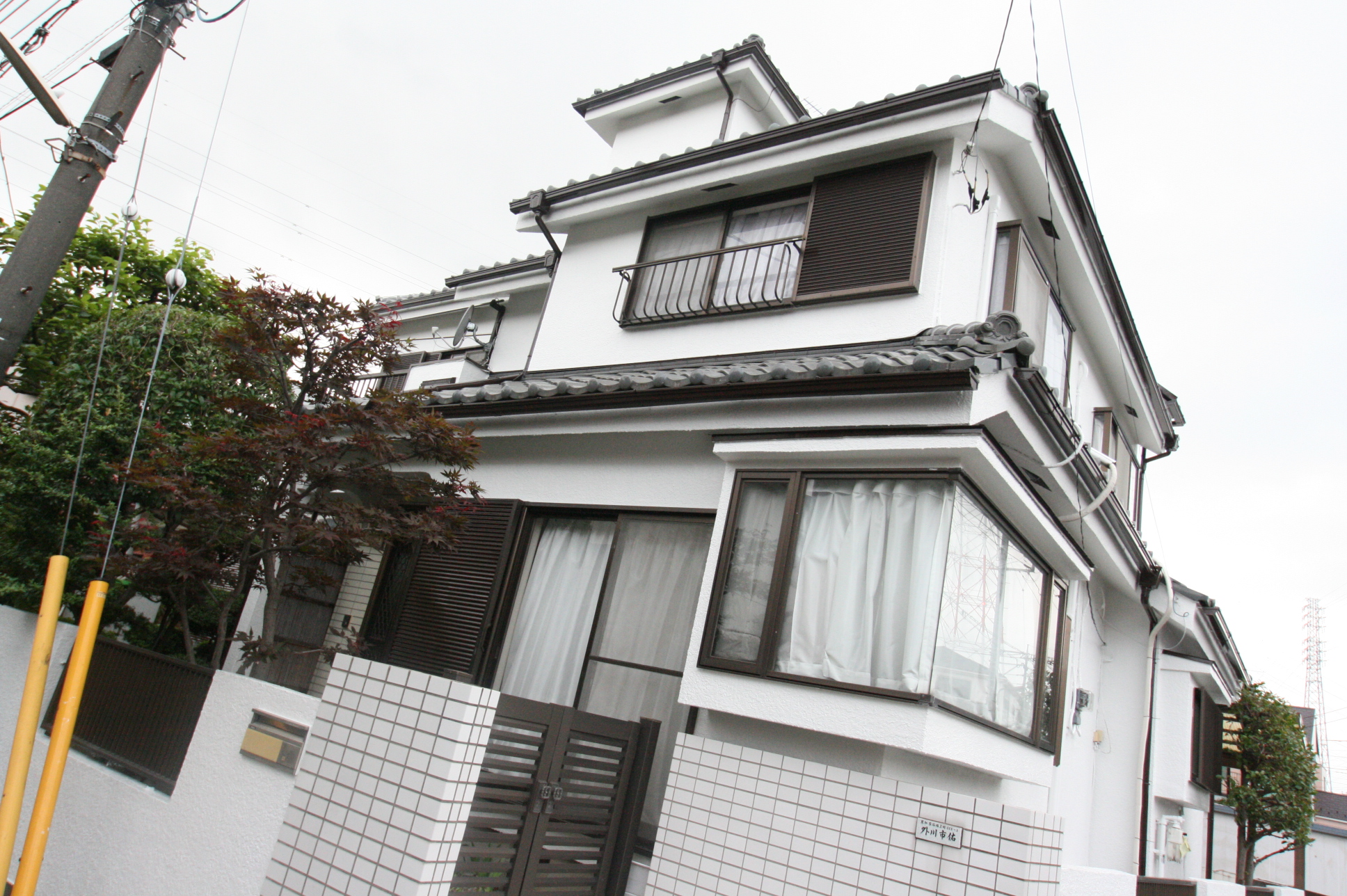 モルタル外壁の塗装工事☆