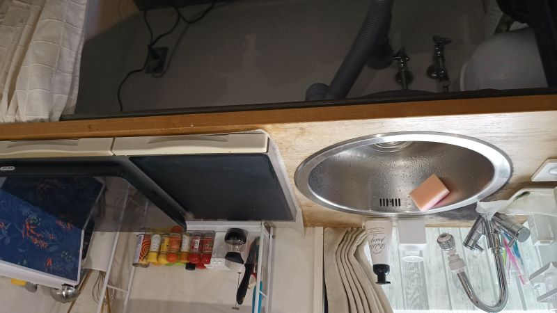 兼用シンクの改装