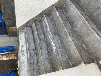 コンクリート階段の補修