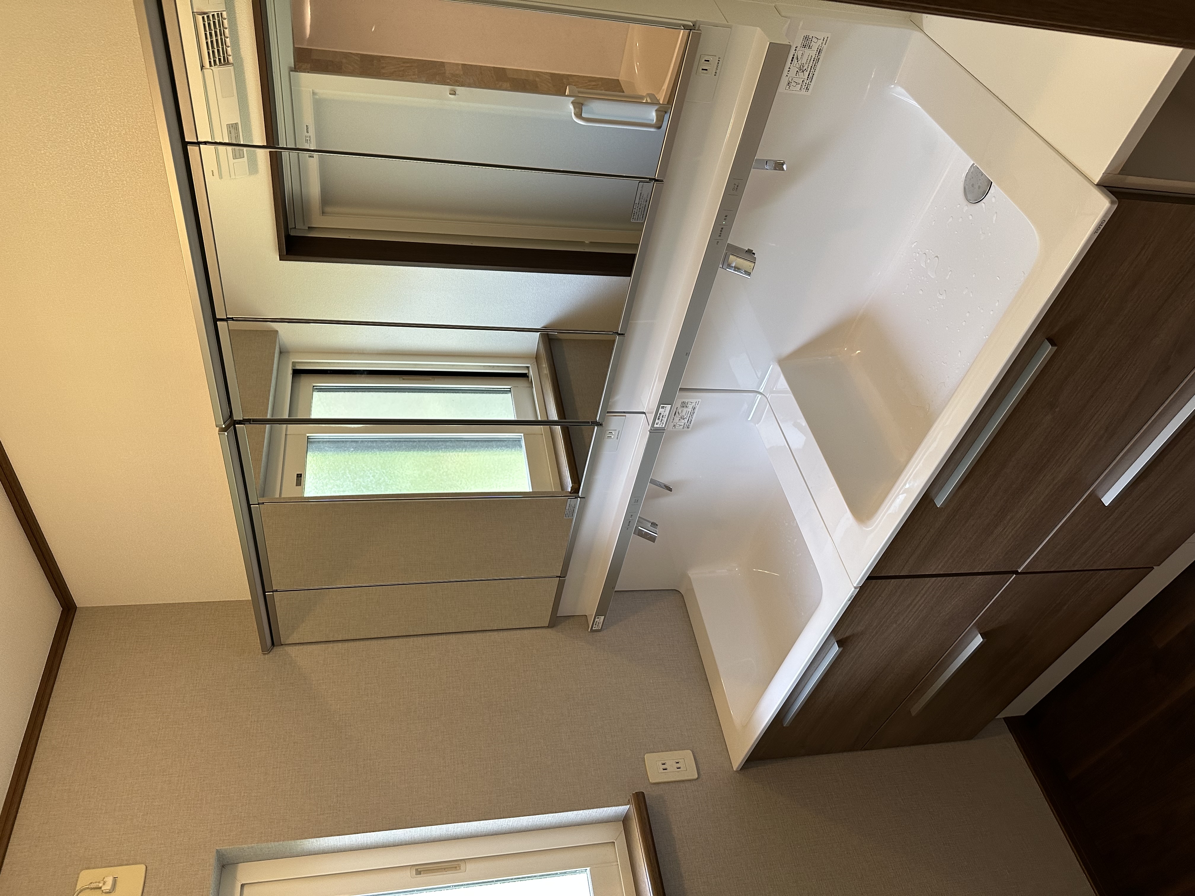 洗面化粧台リフォーム（TOTO）