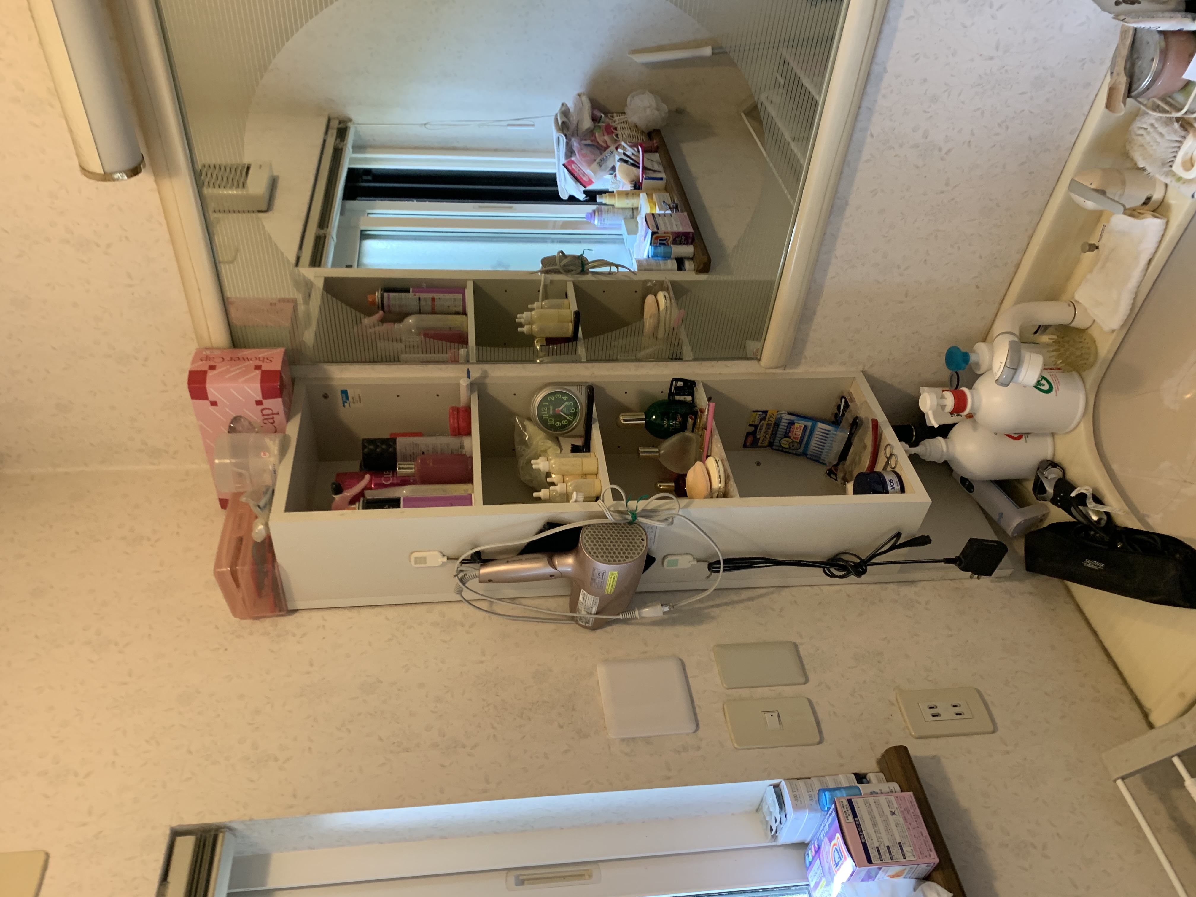 洗面化粧台リフォーム（TOTO）