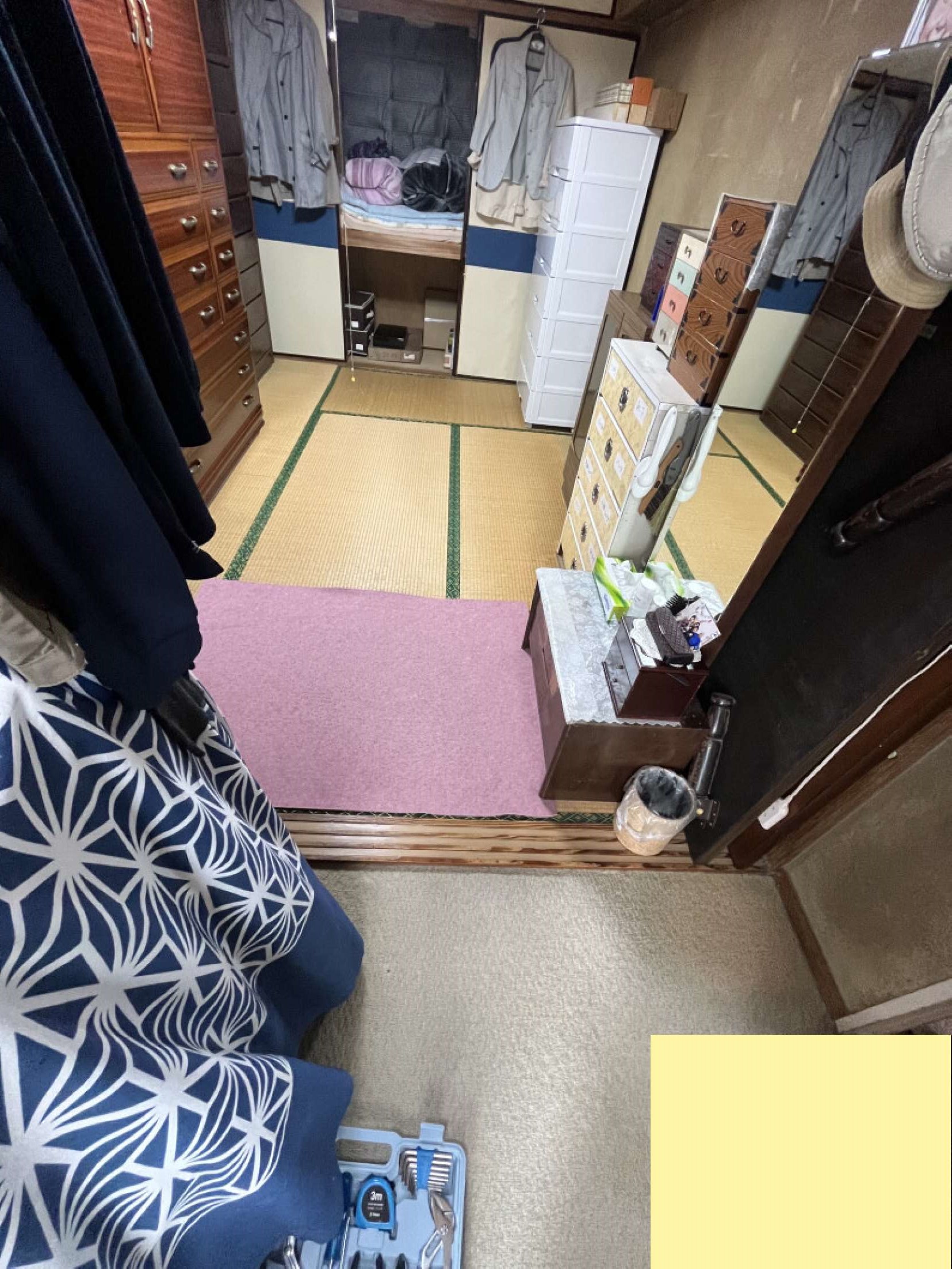 和室から洋室へ、収納もたっぷりのリフォーム工事