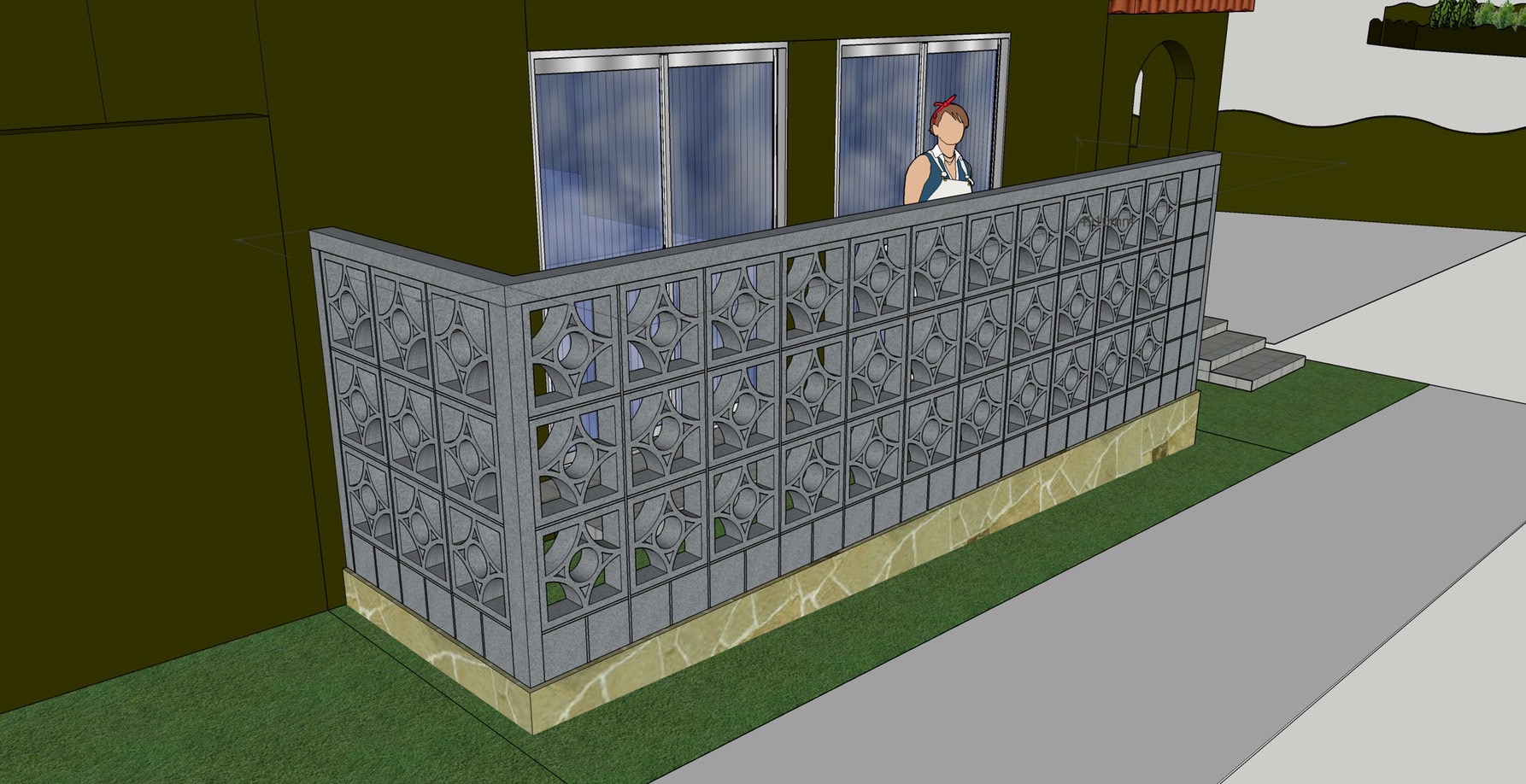 花ブロック工事