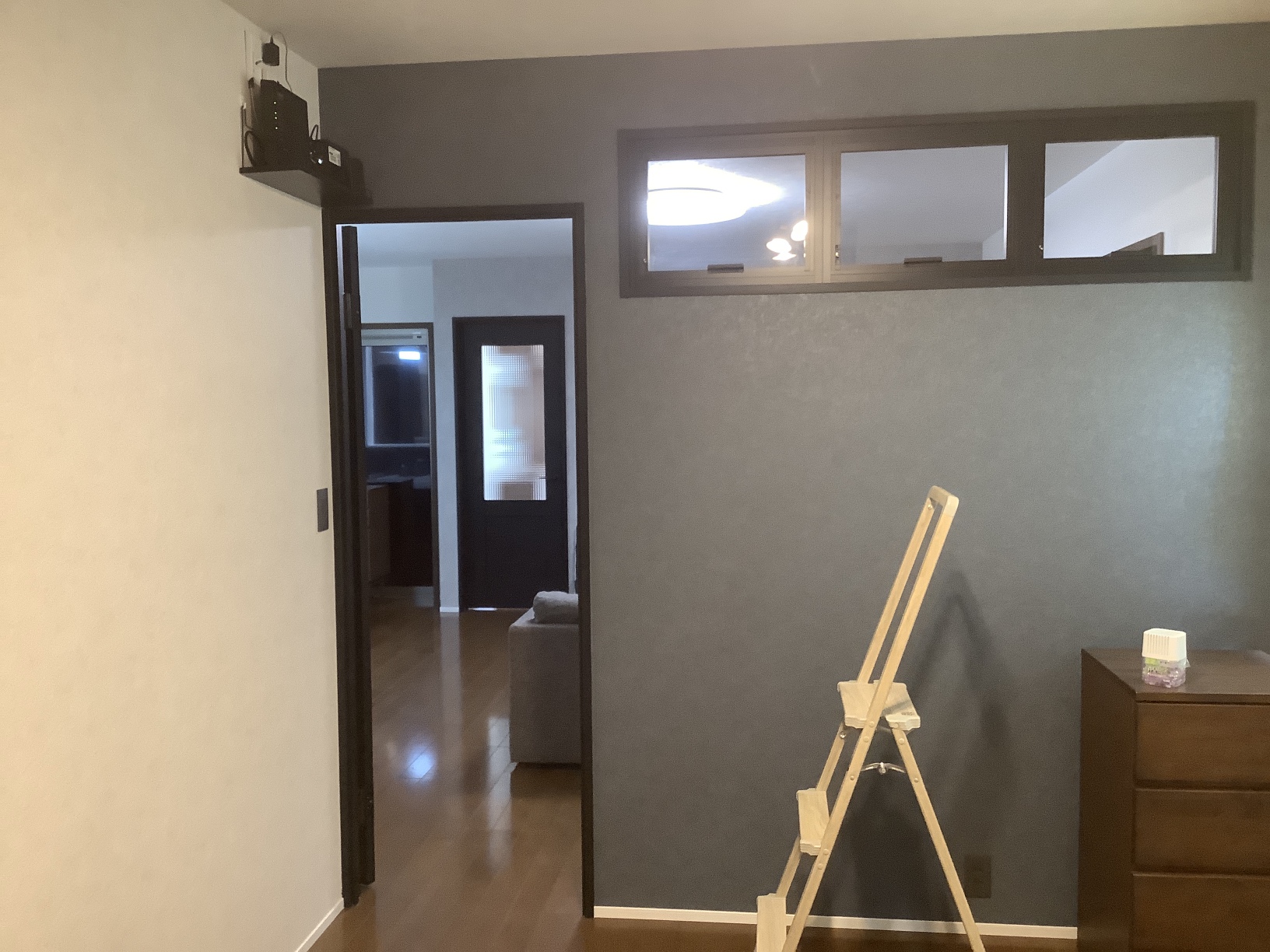 リビングに壁を新設して、1部屋増設