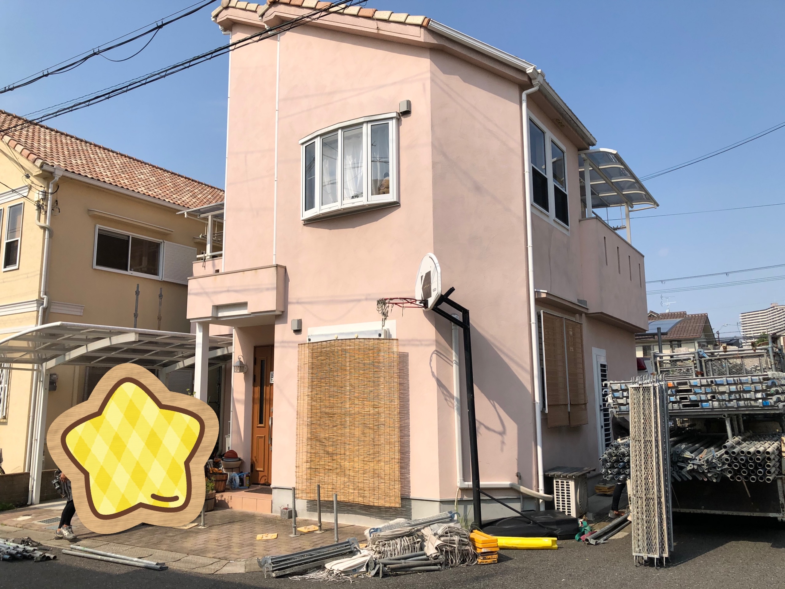 株式会社　A's　屋根外壁塗装　ベランダ防水工事　一式