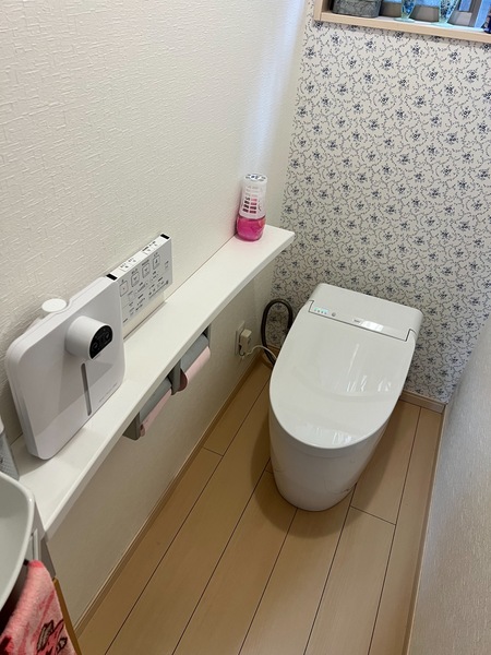 節水・お手入れもしやすいタンクレストイレ