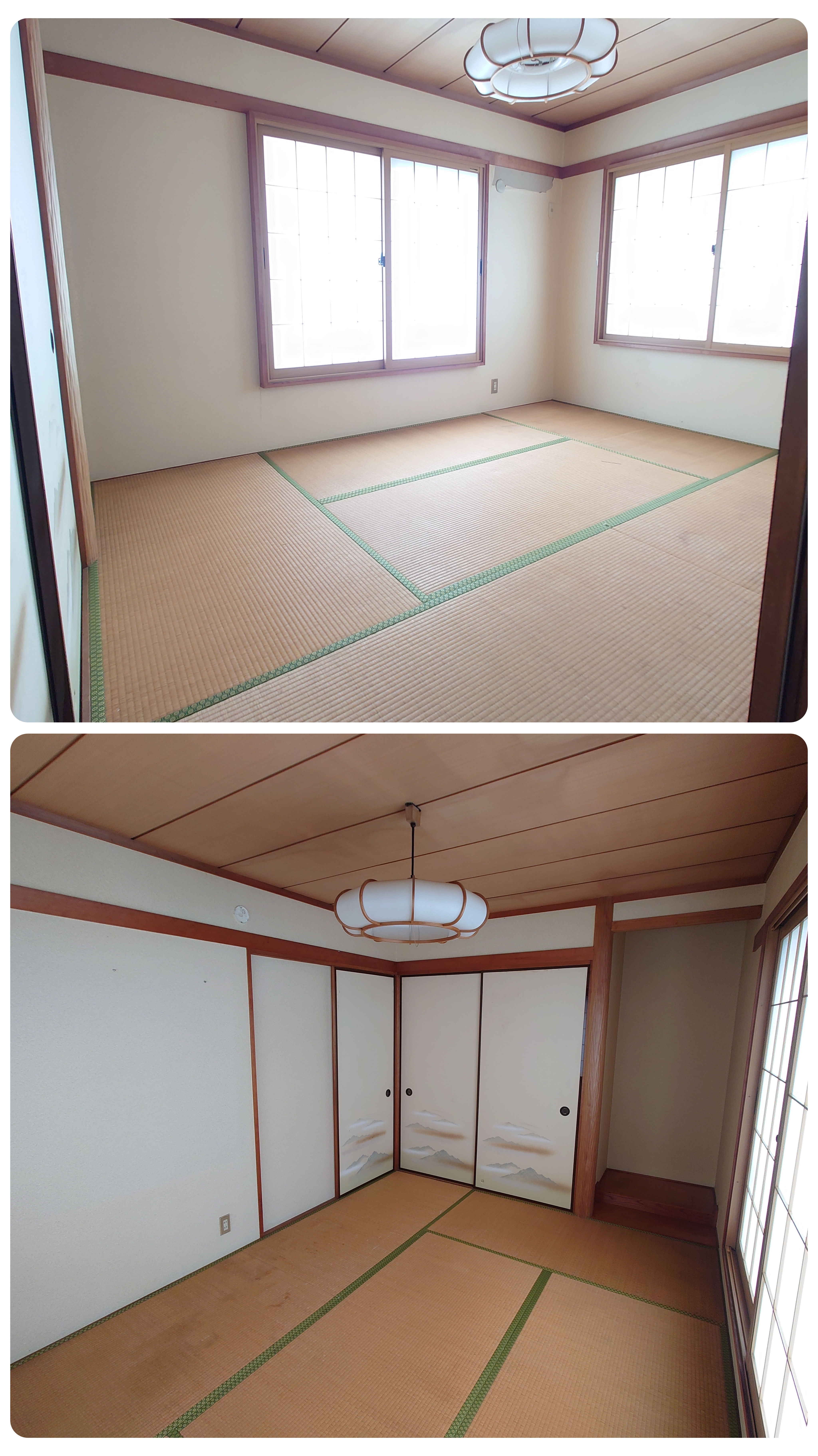 和室から洋室とクロス替え
