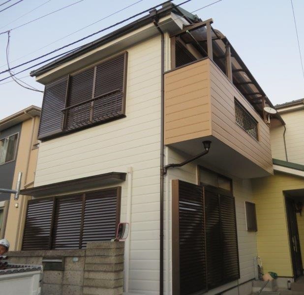 千葉市中央区T様邸　外壁塗装屋根カバー工法